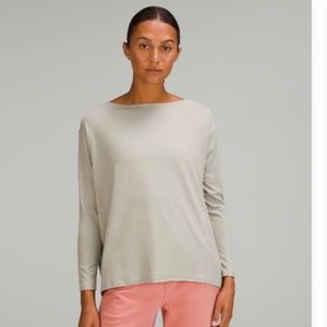 Lululemon Back in Action Long Sleeve Shirt Sz 6